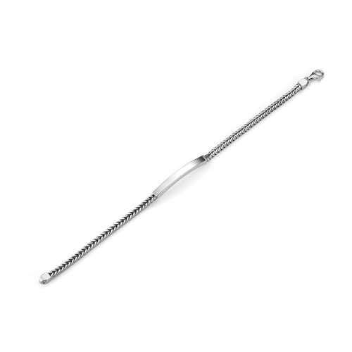 Intentional Identity Wheat Chain Bracelet | Italian 925 Sterling Silver