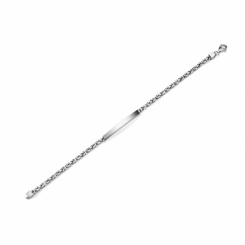Intentional Identity Byzantine Chain Bracelet | Italian 925 Sterling Silver